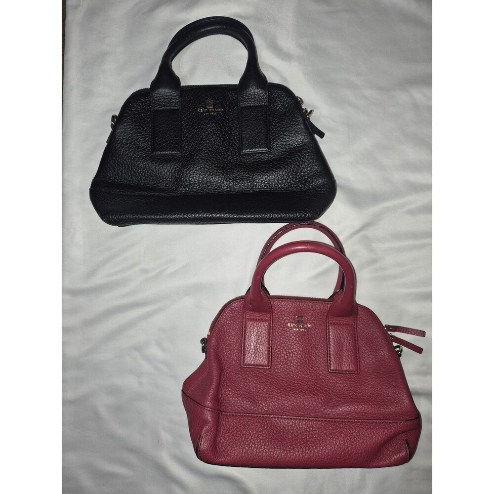 Kate Spade Small Jenny Southport Avenue DynastyRed And Black Lot Of 2 *Project*